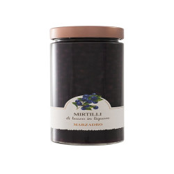 Vaso di Frutta Liquore con Mirtilli Marzadro
