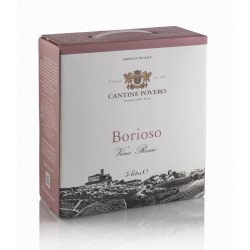 Bag in Box 5 Litri Borioso Vino Rosso da uve Bonarda Cantine Povero